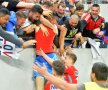 Dezbrăcat de bucurie! Planici a înscris un gol cât un campionat, foto: Raed Krishan/GSP