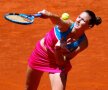 Karolina Pliskova la Madrid, în meciul cu Simona Halep // Foto: Reuters