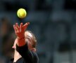 Simona Halep în meciul cu Caroline Garcia de la Roma // Foto: Reuters