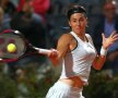 Caroline Garcia în meciul cu Simona Halep de la Roma // Foto: Reuters