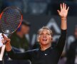 Simona Halep în meciul cu Caroline Garcia de la Roma // Foto: Reuters