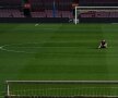 Iniesta desculț și singur pe stadion, la o oră după festivitate