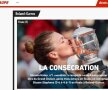 SIMONA HALEP A CÂȘTIGAT ROLAND GARROS //  Presa internațională, la picioarele Simonei Halep: "În Paris, «Orașul Iubirii», Simona a fost în sfârșit mireasă"