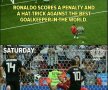 FOTO Messi i-a scris lui Cristiano după ce a ratat penalty-ul cu Islanda :) » Avalanșă de meme-uri pe net 
