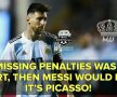 FOTO Messi i-a scris lui Cristiano după ce a ratat penalty-ul cu Islanda :) » Avalanșă de meme-uri pe net 