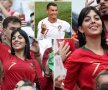 FOTO Cristiano impresionează pe teren, iubita lui în tribună » Georgina a făcut senzație la Portugalia - Maroc 1-0