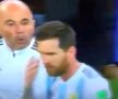 VIDEO Imagini incredibile în Nigeria - Argentina » Selecționerul Sampaoli îl întreabă pe Messi ce schimbare să facă