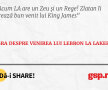 Acum LA are un Zeu și un Rege! Zlatan îi urează bun venit lui King James