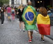 FOTO&VIDEO REPORTAJ » Echipa Gazetei a văzut Brazilia-Belgia din mijlocul miilor de suporteri, în Bruxelles. Imagini impresionante