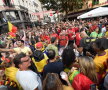 FOTO&VIDEO REPORTAJ » Echipa Gazetei a văzut Brazilia-Belgia din mijlocul miilor de suporteri, în Bruxelles. Imagini impresionante