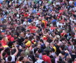 FOTO&VIDEO REPORTAJ » Echipa Gazetei a văzut Brazilia-Belgia din mijlocul miilor de suporteri, în Bruxelles. Imagini impresionante