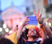 FOTO&VIDEO REPORTAJ » Echipa Gazetei a văzut Brazilia-Belgia din mijlocul miilor de suporteri, în Bruxelles. Imagini impresionante
