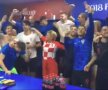 VIDEO Președintele Croației a făcut show după victoria cu Rusia! Kolinda Grabar-Kitarovic a mers în vestiar și a petrecut cu jucătorii