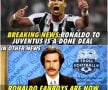 FOTO Cele mai bune glume legate de transferul lui Cristiano Ronaldo la Juventus