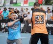 Ring de baschet » Leonard Doroftei a boxat cu mingea de baschet la turneul Sport Arena Streetball de la Ploiești