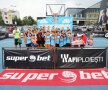 Ring de baschet » Leonard Doroftei a boxat cu mingea de baschet la turneul Sport Arena Streetball de la Ploiești