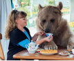 FOTO & VIDEO Au adoptat un urs în urmă cu 23 de ani şi trăiesc cu el în casă