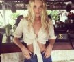 FOTO "Îngerul" care a jucat baschet profesionist » Superba Elsa Hosk e pasionată de sport