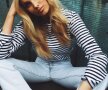 FOTO "Îngerul" care a jucat baschet profesionist » Superba Elsa Hosk e pasionată de sport