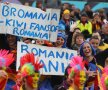 Fani ai României în Noua Zeelandă, la un meci de rugby, foto: Gettyimages