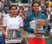 *Nadal și Ferrer, după finala de la Roland Garros din 2013, pierdută în fața lui Nadal // FOTO: Guliver/Getty Images