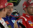 FOTO ȘI VIDEO » Rossi l-a umilit pe Marquez la conferința de presă! Imaginile au făcut înconjurul lumii! Lorenzo îl atacă pe "Doctor": "Se poartă ca un copil"