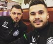 Alin Stoica (stânga) alături de Andrei Antohi (dreapta)