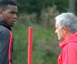 VIDEO Tensiune maximă la Manchester United! Cum a reacționat Pogba la întâlnirea cu Mourinho