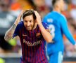 FC MESSI. Superstarul Barcelonei și-a salvat încă o dată echipa. Barcelona a remizat în deplasarea de la Valencia, 1-1, grație golului marcat de argentinian după o fază superbă. Leo a dedicat reușita copiilor săi (foto: Reuters)