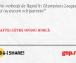 Voi vorbeați de Rapid în Champions League și noi nu aveam echipament