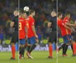 Nervi la final după surpriza Spania - Anglia: un jucător al Barcelonei nu a mai rezistat și a vrut să lovească arbitrul!