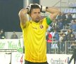 Reacția portarului celor de la FC Voluntari la golul lui Căpățână FOTO: Captură @TV Telekom Sport