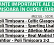 Ce-au fost și ce-au ajuns » Situație disperată pe Bega: din trei echipe din Timișoara nu faci una bună!