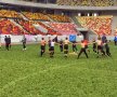 FOTO Wembley-ul nostru :) FCSB - Astra se va disputa pe un gazon imposibil: vreme de 4 zile, mii de copii au călcat iarba și așa proastă