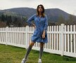 FOTO Sport la domiciliu » Superba Ellie White se antrenează doar acasă: ”Intram pe Youtube și mă inspiram”