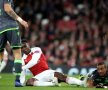 ARSENAL - SPORTING // VIDEO+FOTO Scene teribile pe Emirates Stadium! Colegii n-au putut privi suferința lui Danny Welbeck