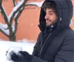 Lusitanul a mărturisit că în România a făcut cunoștință cu zăpada // Sursă foto: Instagram Tiago Ferreira