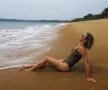 FOTO HOT Momente de relaxare la Oceanul Indian pentru Gina Pistol