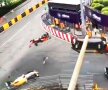VIDEO + FOTO UPDATE Accident ÎNFIORĂTOR în Formula 3 » 5 persoane rănite: pilotul, fractură de coloană 