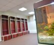 Acvariul cu pești, un decor printre dulapurile fotbaliștilor