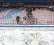 GALERIE FOTO + VIDEO 5 meciuri ISTORICE din fotbalul românesc în care ninsoarea a dat planurile tuturor peste cap
