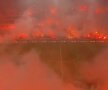 VIDEO+FOTO Atmosferă incendiară la antrenamentul lui Galatasaray » 45.000 de suporteri au colorat cerul în roșu