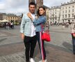 Florin, alături de logodnica Roxana, la plimbare prin Cracovia