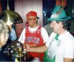La un carnaval, în Germania, Ionuț s-a deghizat în Michael Jordan, marele baschetbalist american