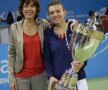 Virginia Ruzici alături de Simona Halep