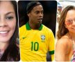 Ronaldinho cu Priscilla și Beatriz