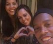 Ronaldinho cu Priscilla și Beatriz