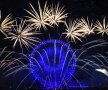 LA MULȚI ANI, 2019, LONDRA E DESCHISĂ! Noul an a început cu un superb foc de artificii în centrul Londrei, la un moment dat în culorile UE, albastru și galben, și cu mesajul "London is open" în șapte limbi, printre care și română. FOTO: metro.co.uk