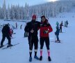 FOTO EXCLUSIV Cel mai exotic sportiv din istoria JO de iarnă se antrenează la noi! E singurul schior profesionist din țara lui și e antrenat de românul Bogdan Gligor