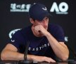 Andy Murray a izbucnit în plâns la conferința de presă în care și-a anunțat retragerea din tenis FOTO: Guliver/Getty Images